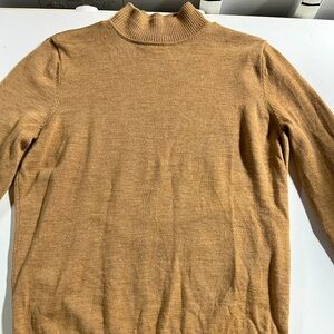 Wool Pendleton mock neck sweater